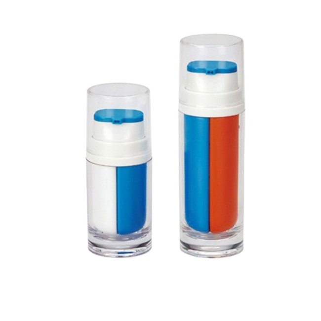 DNLA-529 High Quality Dual Chamber Plastic Lotion Pump Bottle