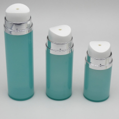 DNAS-501 high quality round AS green airless cream bottle diffuser eco friendly cosmetic airless pump bottle 120 ml