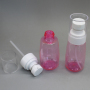 DNPET-506 Custom 60ml 100ml 120ml Pink PET Plastic Cosmetic Spray Bottle with Spray Pump