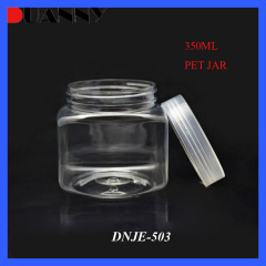 DNJE-503 Square Clear PET Cosmetic Cream Jar