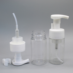 DNBF-518 100ml 120ml 150ml White Foam Bottle For Facial Cleanser