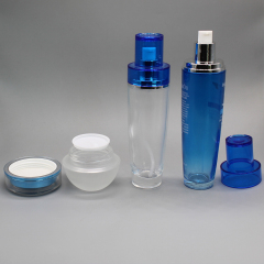 DNLB-514 Unique Glass Cosmetic Pump Bottle Morocco for Cosmetic