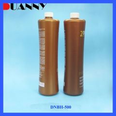  DNBH-500 Cosmetic Customize Disposable Pet Plastic Brown 300ml Shampoo Bottle Packaging
