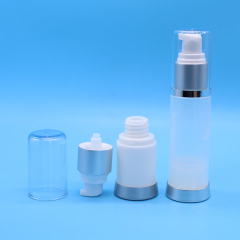 DNAP-513 15ml 30ml 50ml Empty Round Airless Pump Bottle