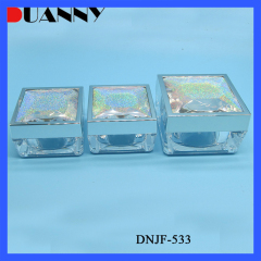DNJF-533 SQUARE ACRYLIC POWDER JAR
