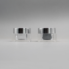DNJA-701 Square Acrylic Plastic Sample Jars