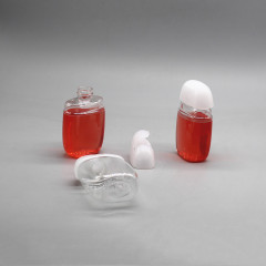 DNBL-550 Empty 30ml 60ml Pocket Size Hand Sanitizer Bottles With Flip Top Cap