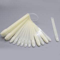 DNNX-504 Oval Artificial Fingernails Plastic Display Nail Tips