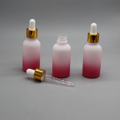 DNOB-502 cosmetic glass colorful essential oil bottle with dropper