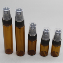 DNBS-654 Glass Colorful Spray Pump Vial Bottle