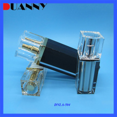 DNLA-504 Square Acrylic Black Cosmetic Lotion Pump Bottle