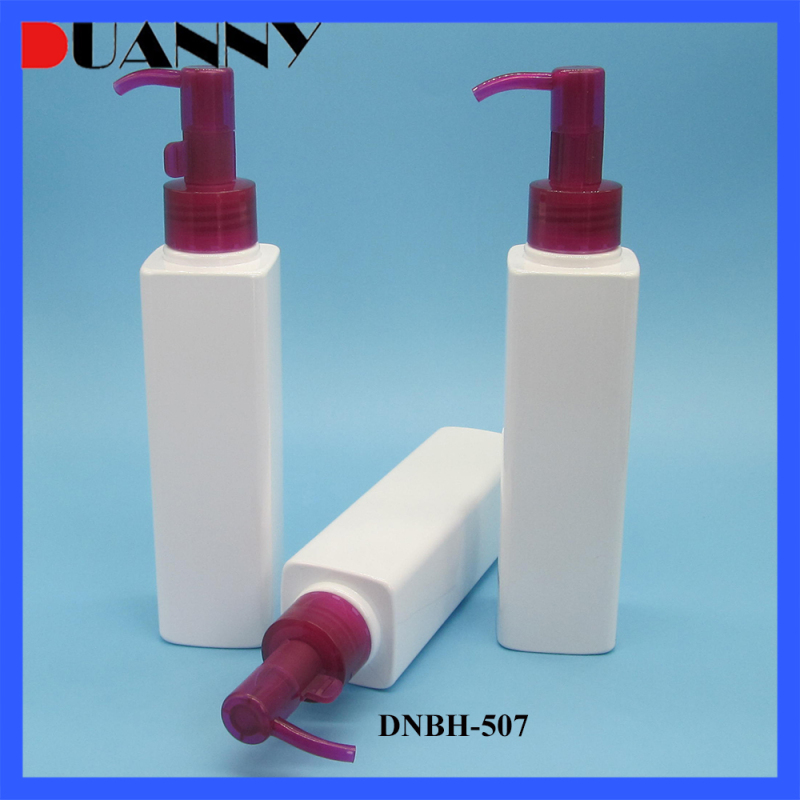 DNBH-507 Square Plastic Hair Container Bottle Packaging for Shampoo