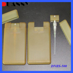 DNBS-500 10ml 15ml 20ml pocket hand sanitizer bottles plastic credit card bottle