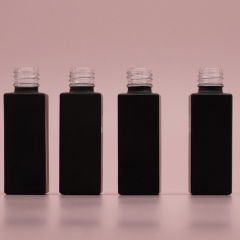 DNNU-505 Duannypack 6.5ml square black empty nail polish bottle design glass nail polish square bottle