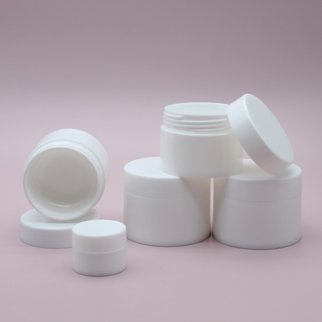 DNJP-530 round PP cosmetic cream pink container