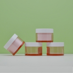 DNJE-501 30/50/100/200ml Round PET Plastic Cream Jar