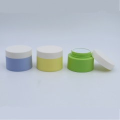 DNJP-505 Plastic Round Cosmetic Jar 50G