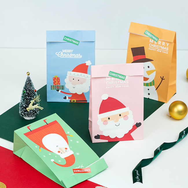 Caja de regalo de Navidad Kraft