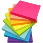 Notes autocollantes de couleurs vives (paquet de 8)