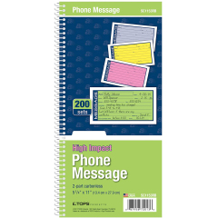 High Impact Phone Message Book, 2-teilig, kohlefrei