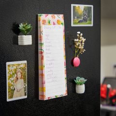 Магнитные блокноты на холодильник для бакалеи, списков дел, заметок, фруктового дизайна (6 шт.)