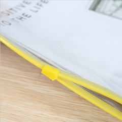 Transparente PVC-A4-Reißverschlusstasche Aktentasche