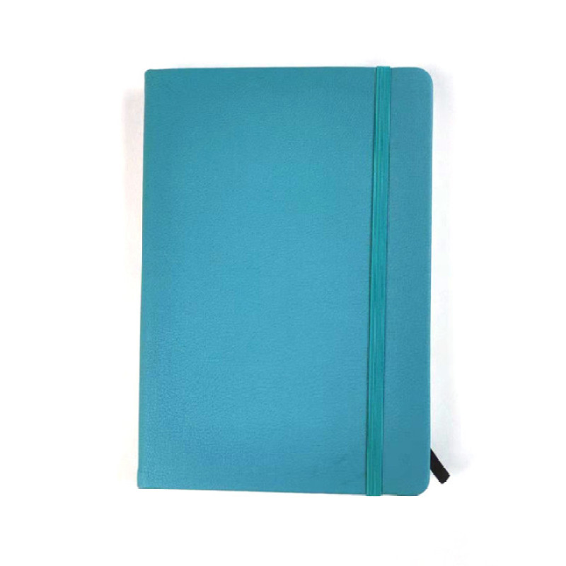 Logo Customizble Printed Green PU Cover Perfect Binding Notebook for Students