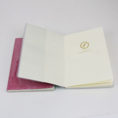 Proveedores de China, cubierta de PP brillante, personalizable, impresión de logotipo personal, cuaderno A5