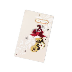Personnalisez les cartes postales de voeux de joyeux Noël respectueuses de l'environnement