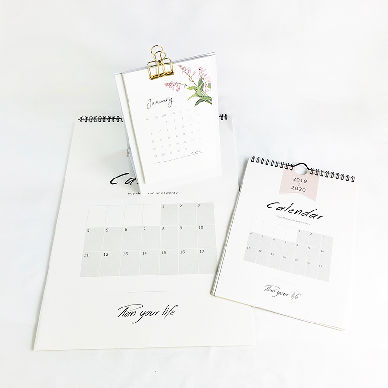 2021 Custom Printing Desktop Calendar Desk Table Monthly Calendar
