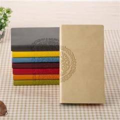 Venta al por mayor, cuaderno personalizado, diario, cuaderno de tapa dura colorido, cuaderno de cuero Pu de moda A6