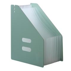 Цвет радуги A4 PP пластик 24 кармана расширяемый файловый органайзер, папка для наполнения канцелярских школьных принадлежностей