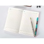 2022 China Pink Supplier Wholesale  A5 Perfect Binding PU Leather Dairy  Planner Notebook