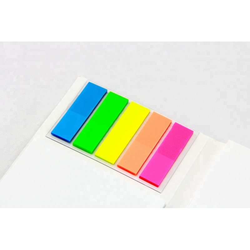 Bloc de notas adhesivas coloridas de notas postales