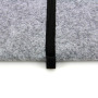 Cuaderno de tapa blanda de fieltro de lana con banda elástica