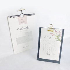 Calendario mensual de la tabla de escritorio del calendario de escritorio de la impresión personalizada 2021