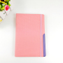 China Pink Supplier Wholesale  A5 Cloth Leather Dairy  Journal Notebook with binder
