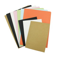 wholesale Carpeta de archivo de presentación blanca de informe de libro de papel hecho a mano de moda de bajo precio