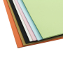 wholesale Carpeta de archivo de presentación blanca de informe de libro de papel hecho a mano de moda de bajo precio