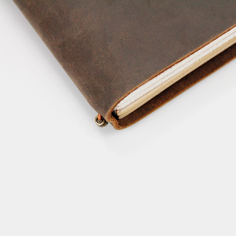 Leather  vintage high quality leather travel journal notebook