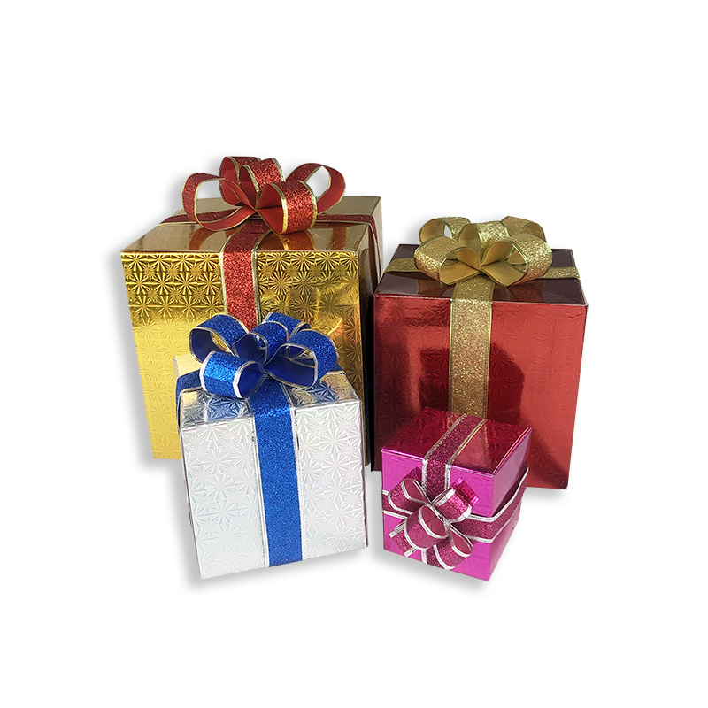 Caja de regalo de empaquetado de encargo de lujo al por mayor de la Navidad de la cartulina del papel de Matt
