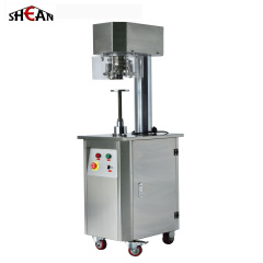 Electric plastic bottle cup sealer semi automatic cans sealing machine