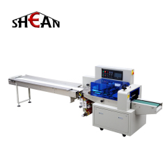 Servo Drive Flow Wrapping Machine Automatic Horizontal Pillow Pouch Packing Machine