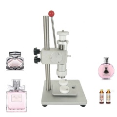 Perfume closing vial spray crimping tool perfume bottle capping machine