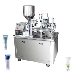 Semi-automatic hose Filling and sealing machine for small plastic tube tail of skin care products