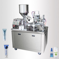 Semi-automatic hose Filling and sealing machine for small plastic tube tail of skin care products