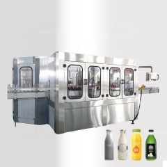 Hot selling Carbonated drinks three in one production line sparkling wine champagne filling machine