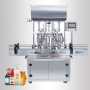 Straight line paste filling machine disinfection sauce bottle machine