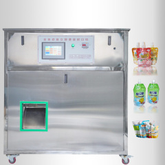 High quality liquid water milk mango juice filling spout pouch filling machine