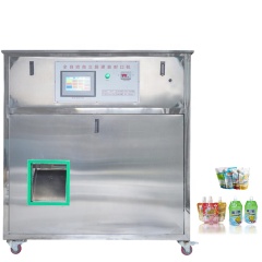 Automatic juice milk water drink liquid plastic Doypack pouch filling machine Tomato Sauce spout pouch filling machine
